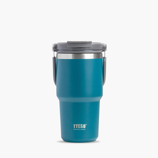TYESO_ROAM Stainless Steel Tumbler with 2-in-1 Lid and Straw #33_Blue_20_Oz