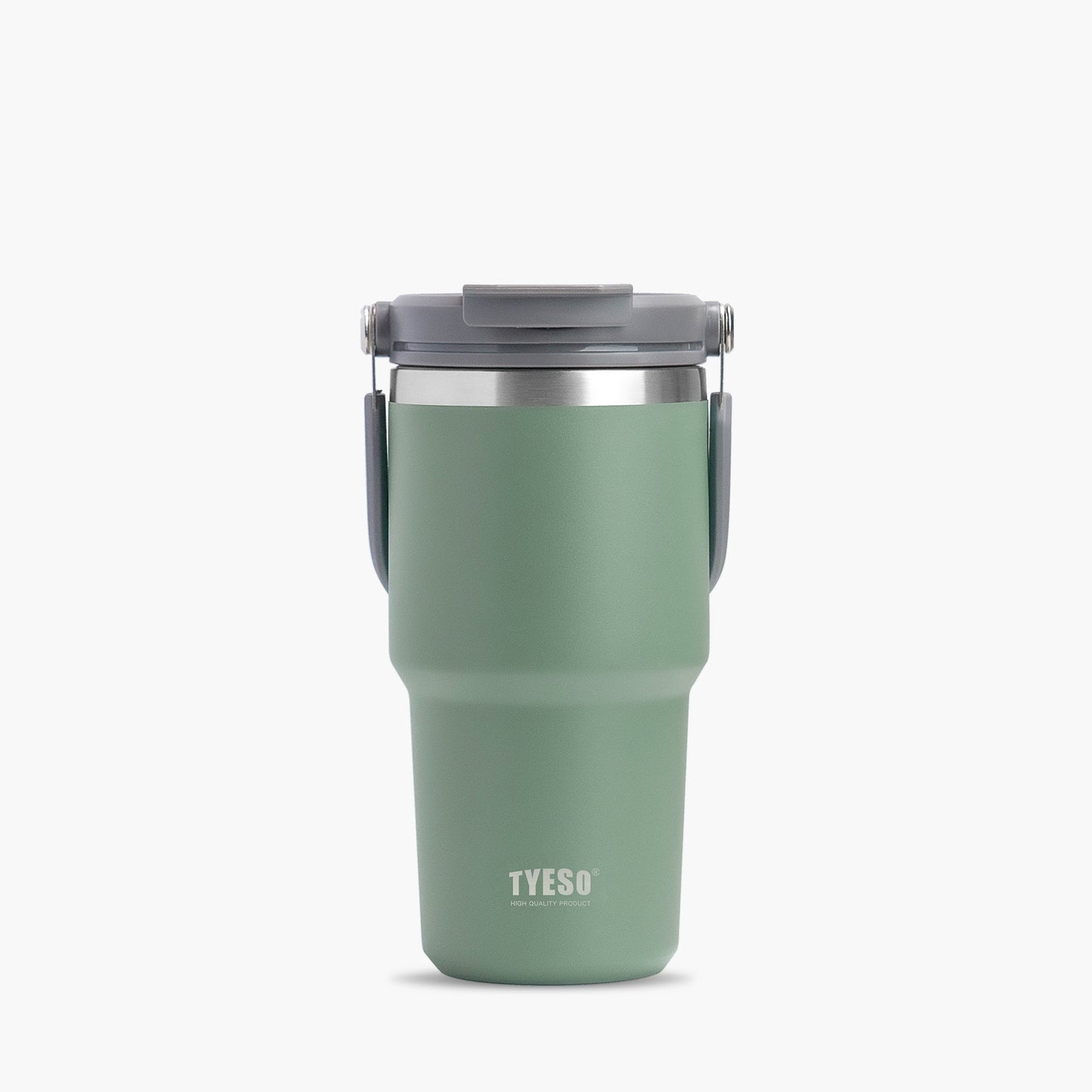 TYESO_ROAM Stainless Steel Tumbler with 2-in-1 Lid and Straw #33_Green_20_Oz