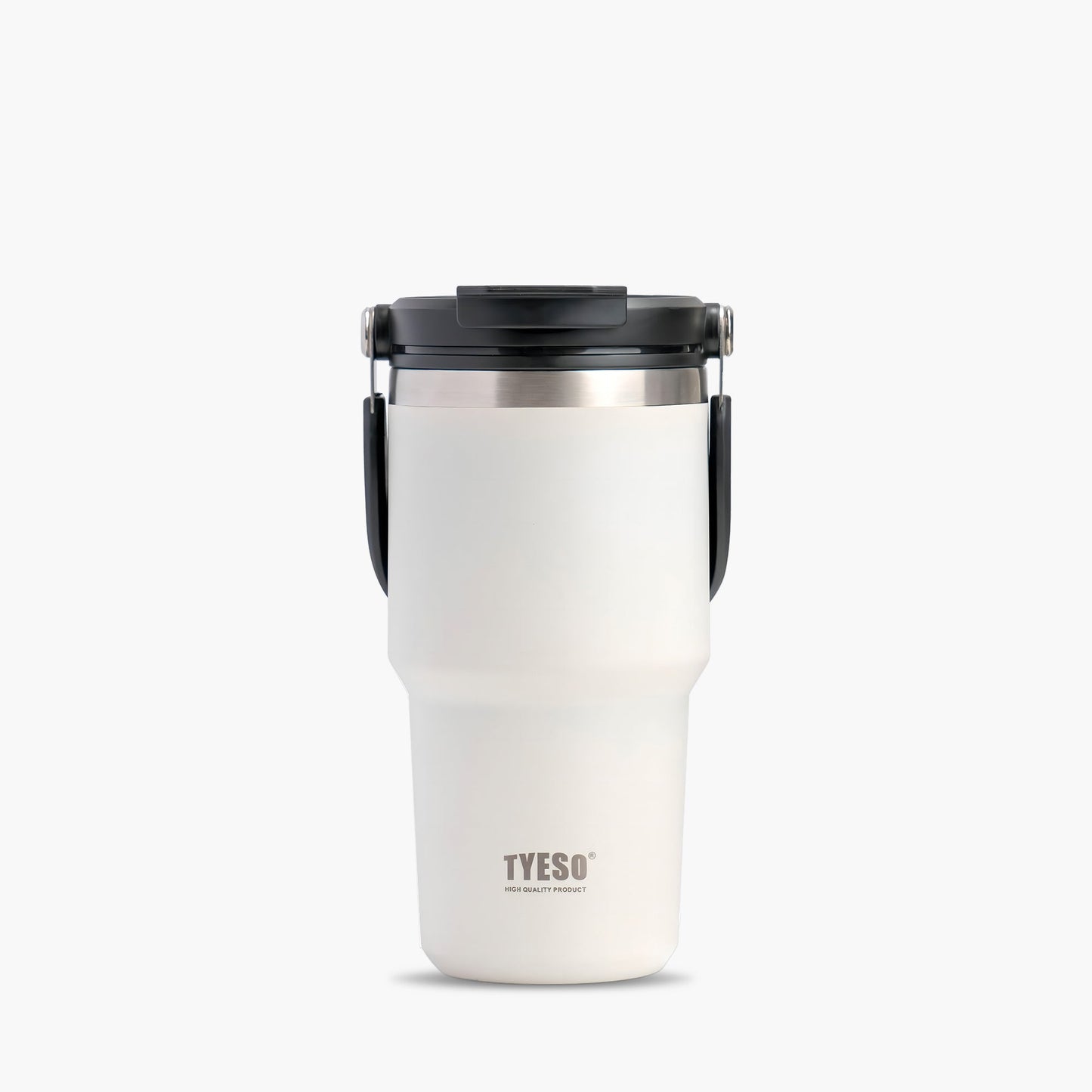 TYESO_ROAM Stainless Steel Tumbler with 2-in-1 Lid and Straw #33_White_20_Oz